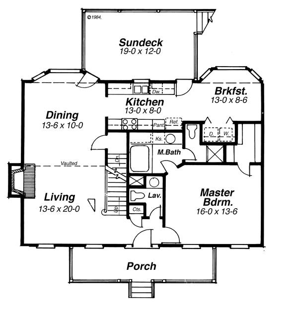 First Floor image of MACKENZIE House Plan